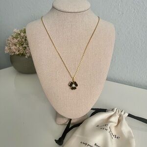 Kate Spade Gold Necklace with Flower Pendant